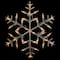 13.5&#x22; Lighted Snowflake Christmas Window Silhouette Decoration